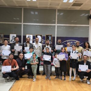 The English course students have been given certificates (May 2025)